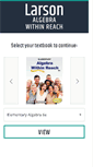 Mobile Screenshot of algebrawithinreach.com